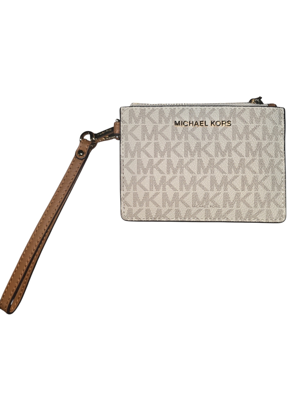 Michael Kors Vanilla Jet Set Small Coin Purse Tag - Picture 1 of 3